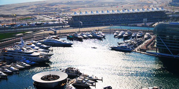 abu dhabi grand prix yacht hospitality